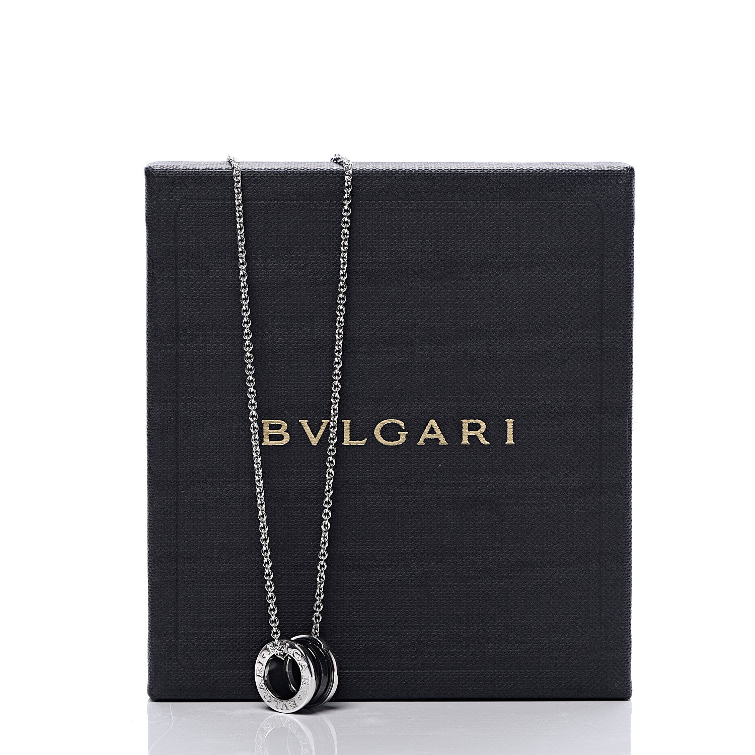 Bulgari Sterling Silver Ceramic Save The Children Pendant Necklace 7 of 7