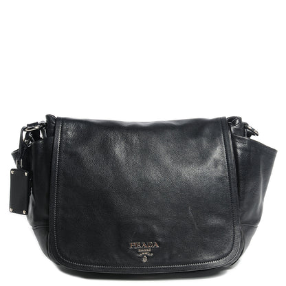 Prada Soft Calf Shoulder Bag Nero Black 1 of 10