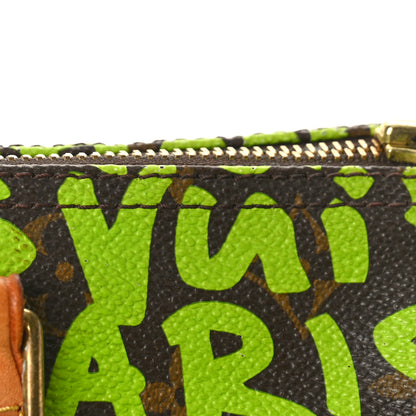 Louis Vuitton Monogram Graffiti Speedy 30 Green 11 of 13