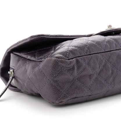Chanel Iridescent Caviar Quilted Large Chic Flap Dark Purple 9 of 10