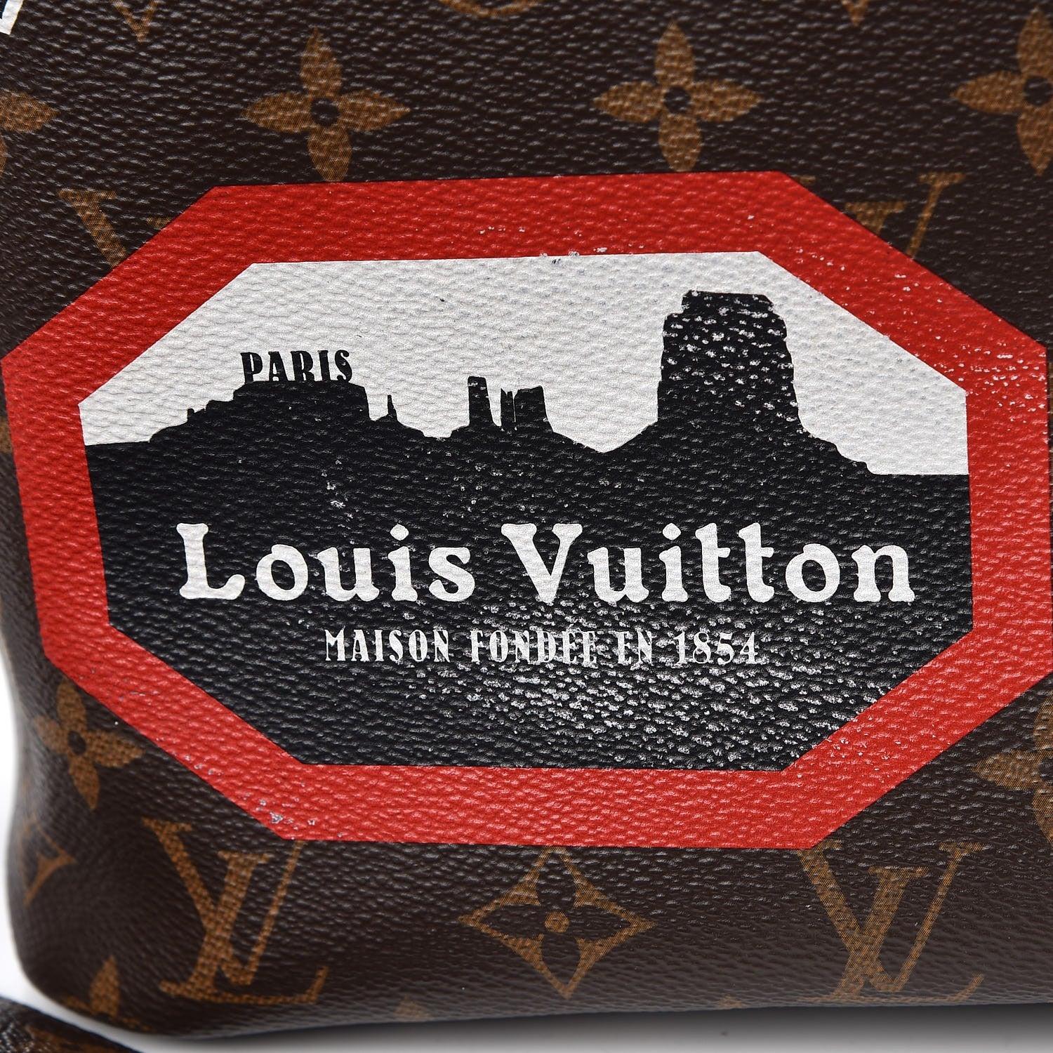 Louis Vuitton Monogram World Tour Neverfull MM 12 of 15