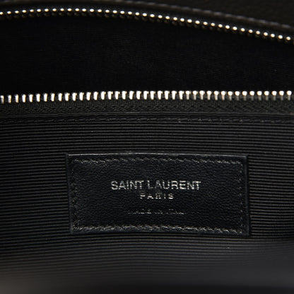 Saint Laurent Grained Calfskin Small Sac De Jour Coal 7 of 11