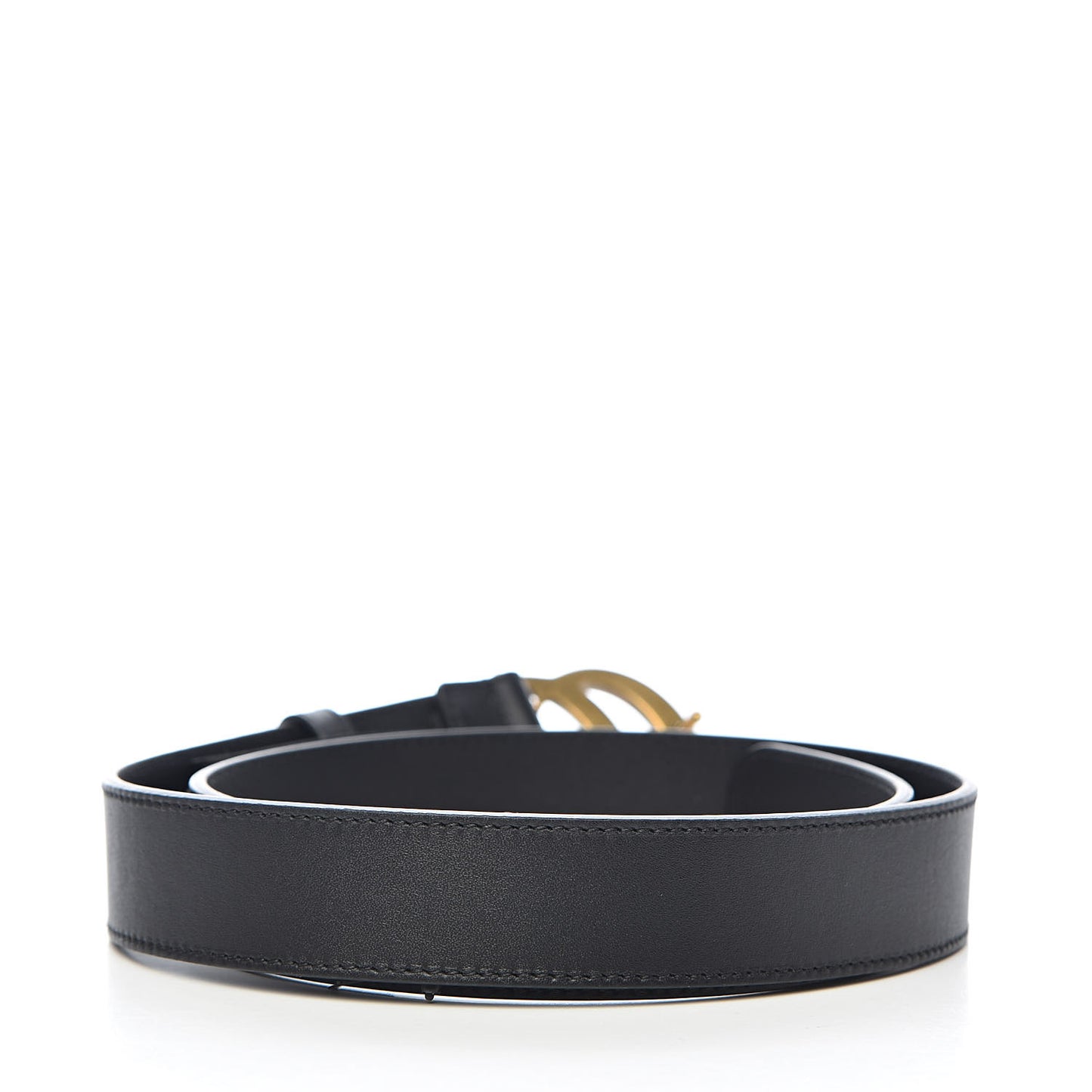 Calfskin Double G 30mm Belt 80 32 Black