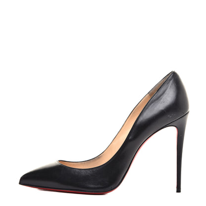 Christian Louboutin Shiny Nappa Pigalle Follies 100 Pumps 39.5 Black 1 of 8