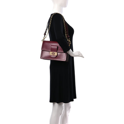 Louis Vuitton Smooth Calfskin Dauphine MM Cherry Berry 2 of 8