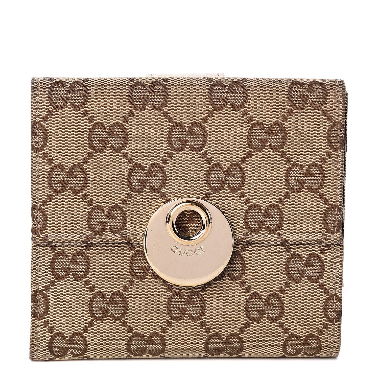 Gucci Monogram Eclipse Wallet White 1 of 5