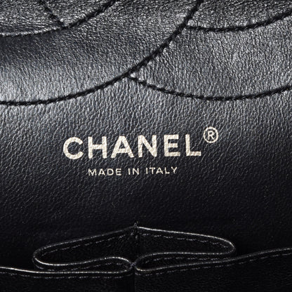 Chanel Metallic Aged Calfskin Quilted 2.55 Reissue 227 Flap Blue 8 of 13