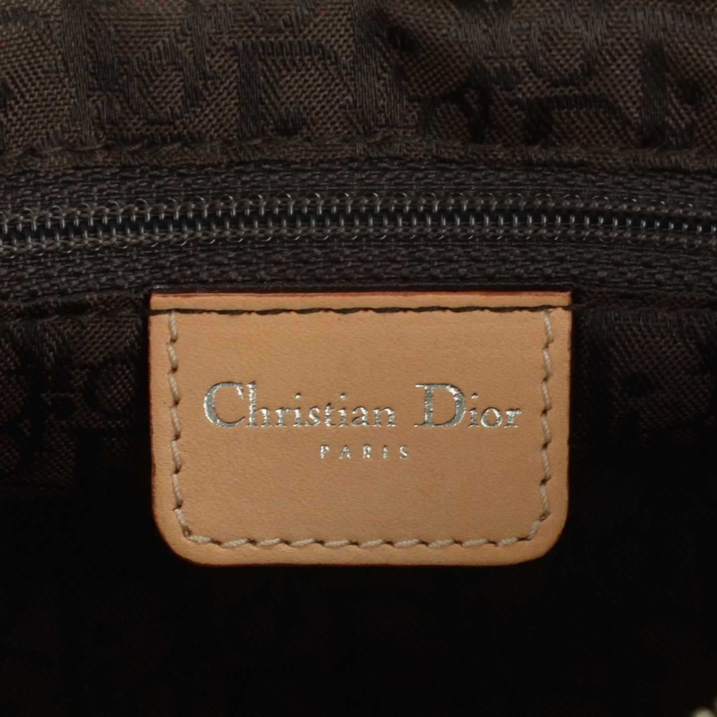 Calfskin Cannage Stitched Small East West Lady Dior Camel
