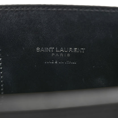 Saint Laurent Calfskin Crocodile Embossed Nano Sac De Jour Black 6 of 10
