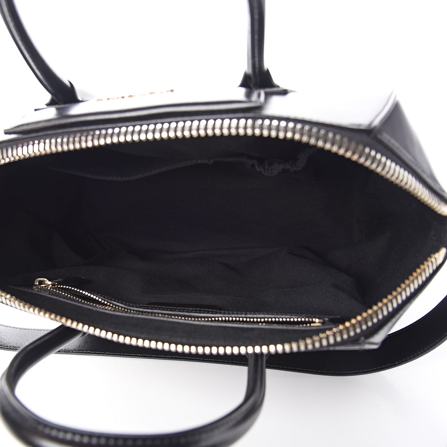 Shiny Lord Calfskin Medium Antigona Black