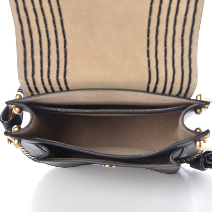 Chloe Calfskin Braided Small Hudson Shoulder Bag Black 5 of 12