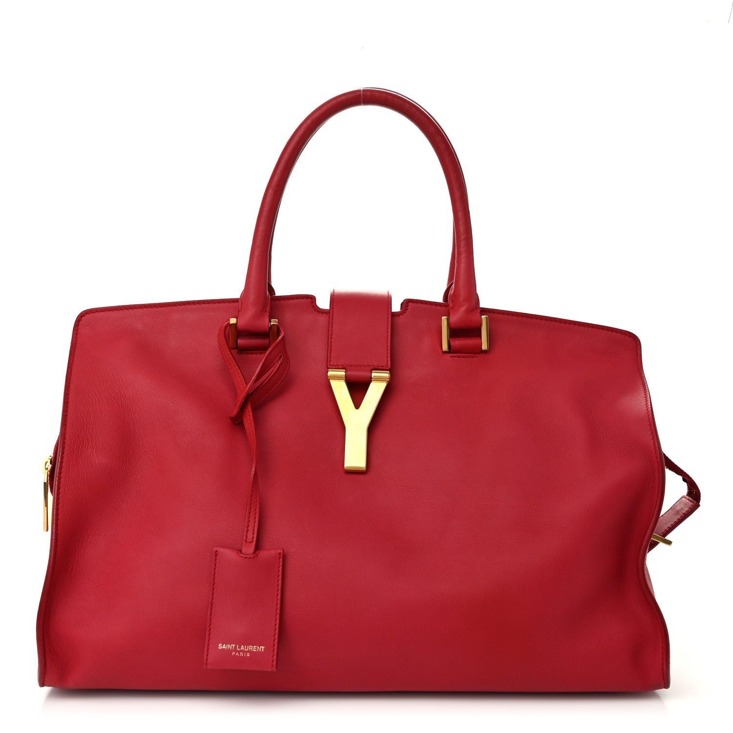 Saint Laurent Calfskin Medium Classic Y Cabas Fuchsia 1 of 12