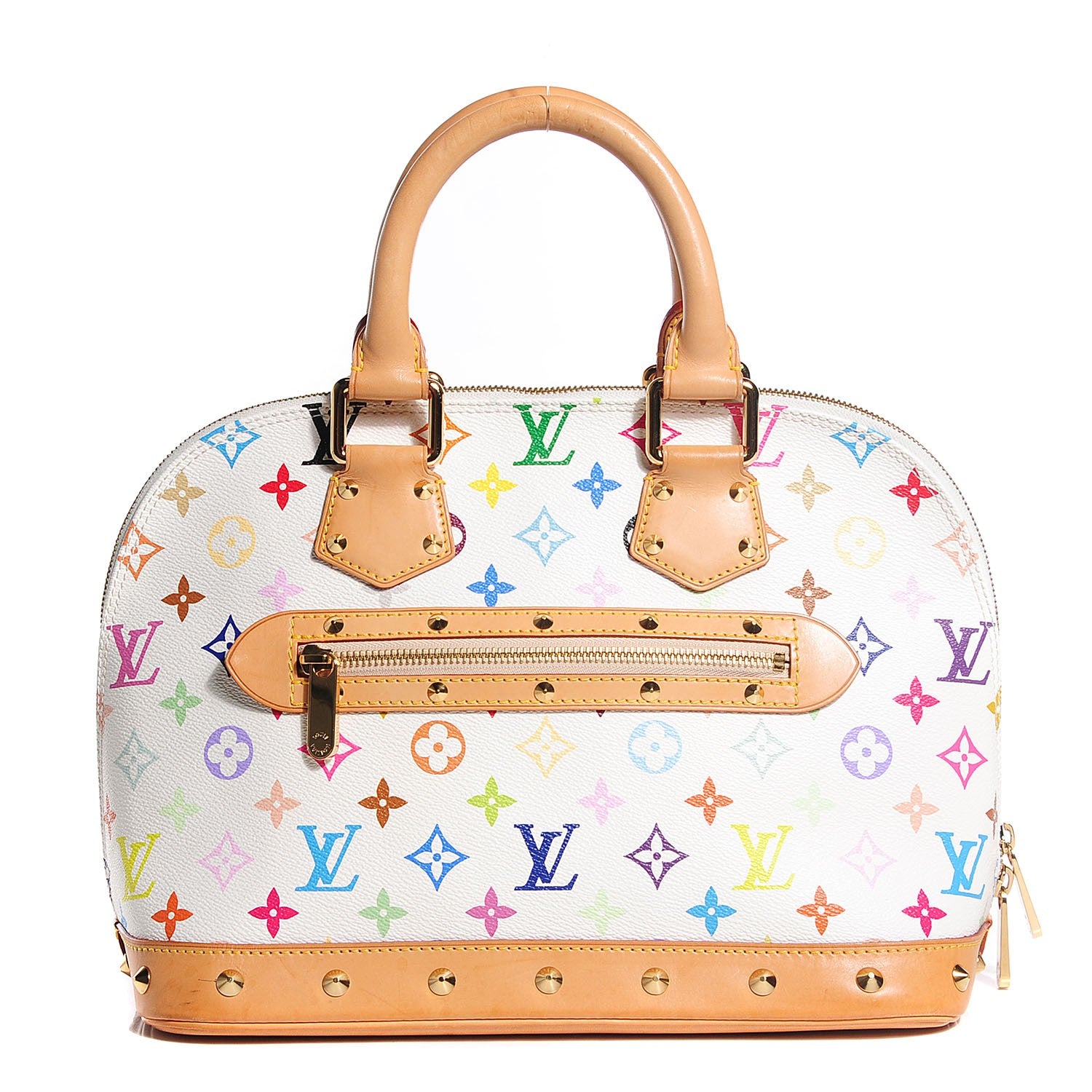 Louis Vuitton Monogram Multicolor Alma White 1 of 7