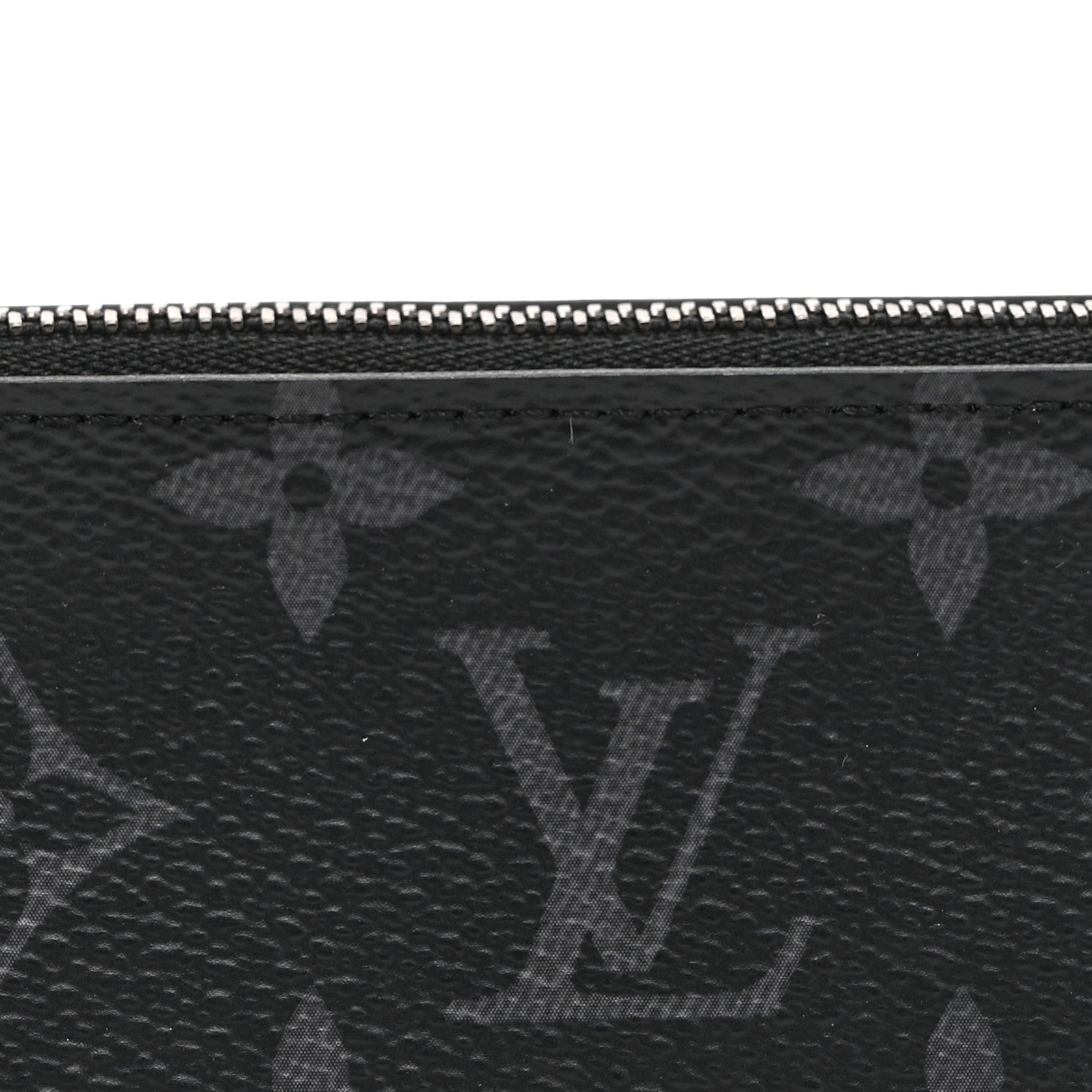 Louis Vuitton Monogram Eclipse Elizabeth Pencil Pouch Black 8 of 10