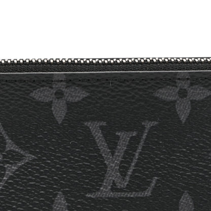 Louis Vuitton Monogram Eclipse Elizabeth Pencil Pouch Black 8 of 10