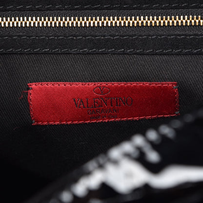 Valentino Garavani Patent Large Histoire Black 6 of 10