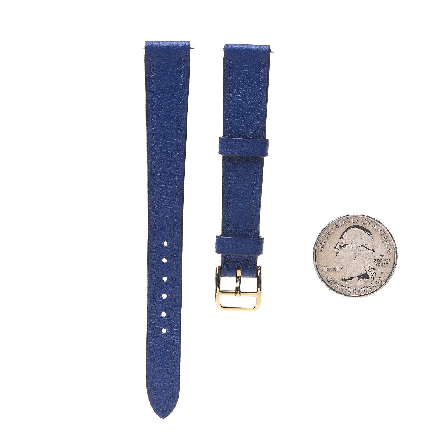 Hermes Swift Heure H PM Watch Strap Bleu Electrique 2 of 4