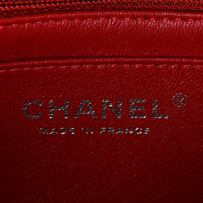 Chanel Lambskin Quilted Mini Rectangular Flap Red 6 of 11