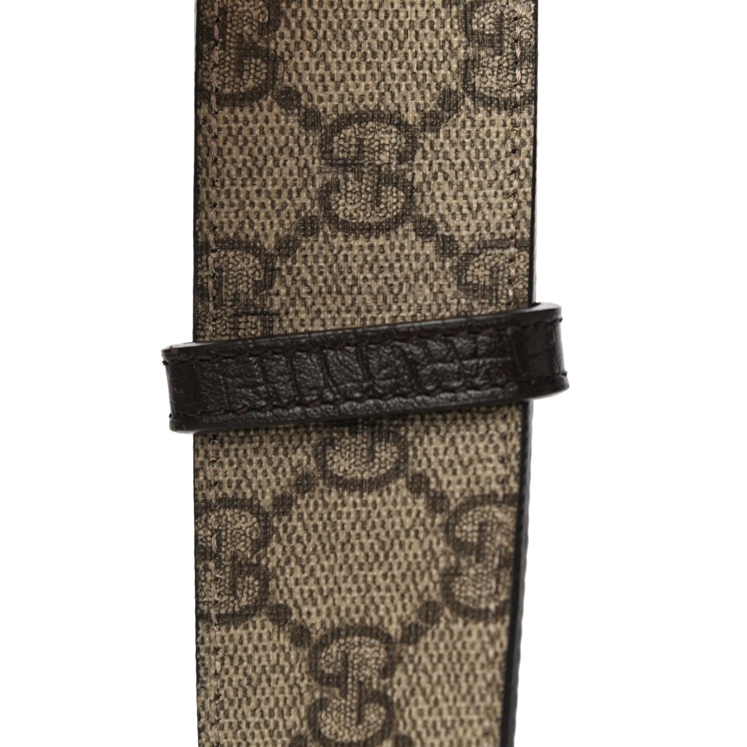 Gucci GG Plus Monogram Interlocking G Belt 80 32 Dark Brown 11 of 11