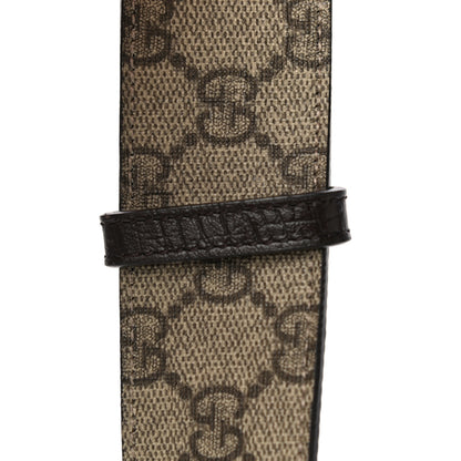 Gucci GG Plus Monogram Interlocking G Belt 80 32 Dark Brown 11 of 11