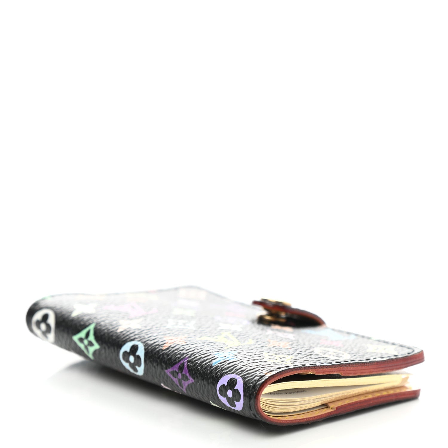 Louis Vuitton Monogram Multicolor Carnet de Bal Mini Agenda Cover Black 4 of 7