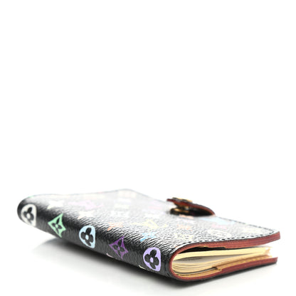 Louis Vuitton Monogram Multicolor Carnet de Bal Mini Agenda Cover Black 4 of 7