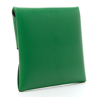 Hermes Chevre Chamkila Bastia Coin Purse Bamboo 3 of 7