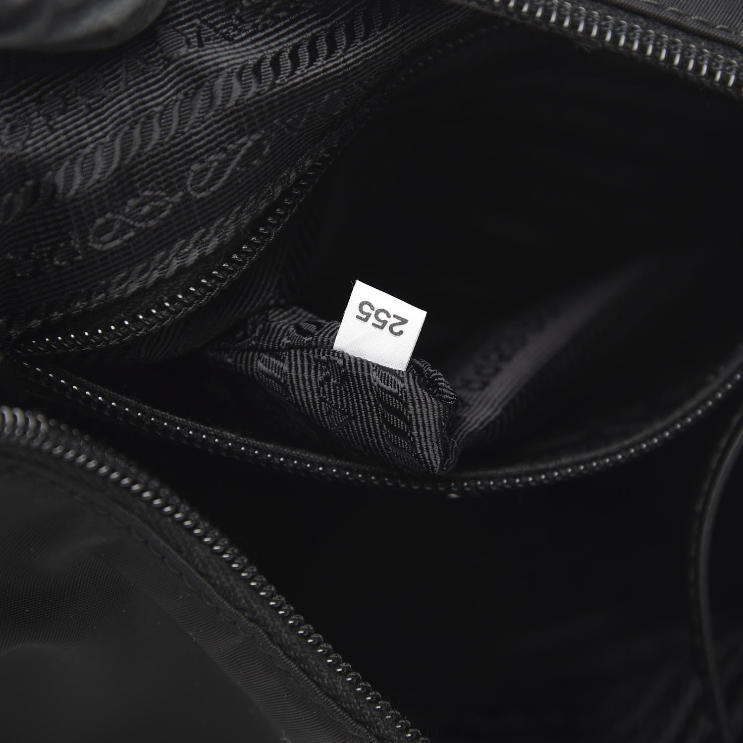 Prada Tessuto Nylon Studded New Vela Hobo Black Fuoco 7 of 9