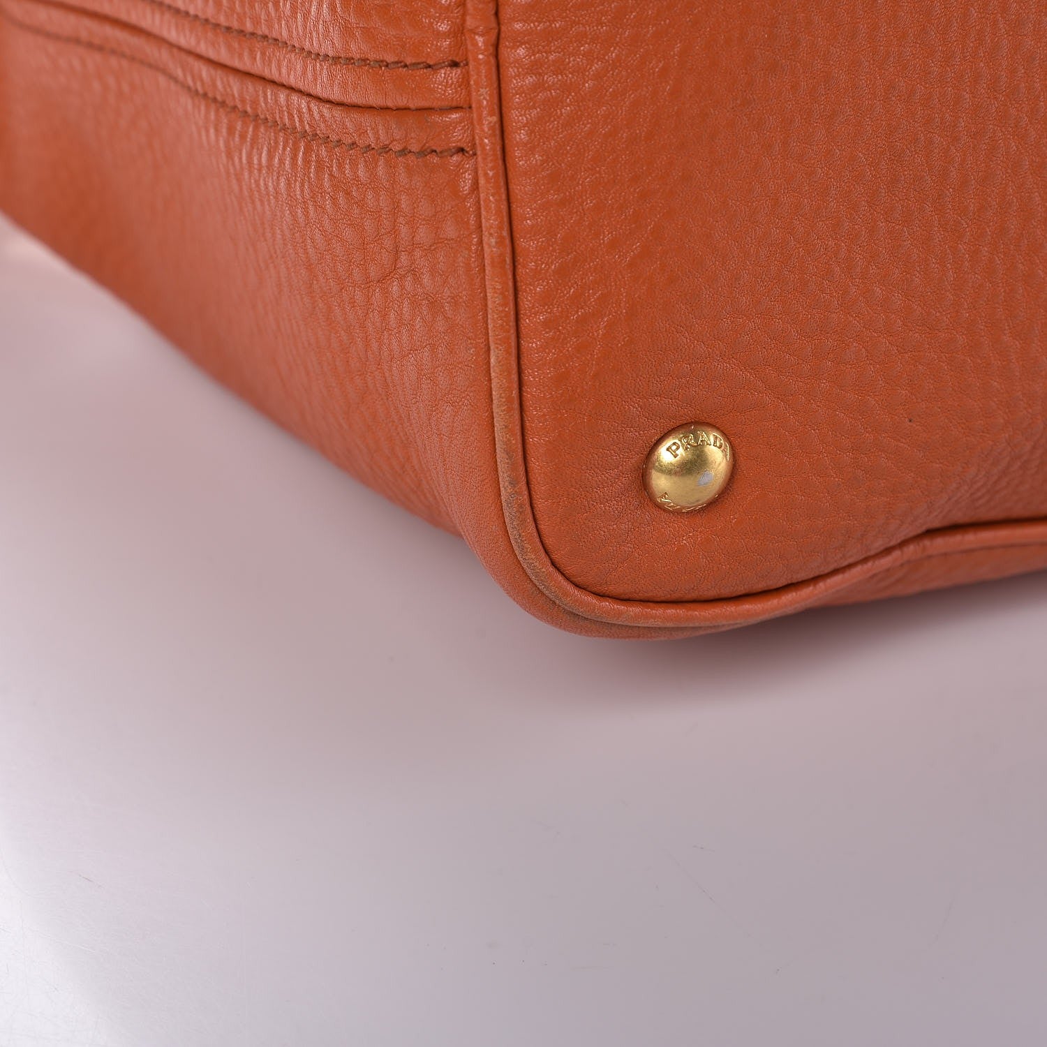 Prada Vitello Daino Hobo Papaya 11 of 14