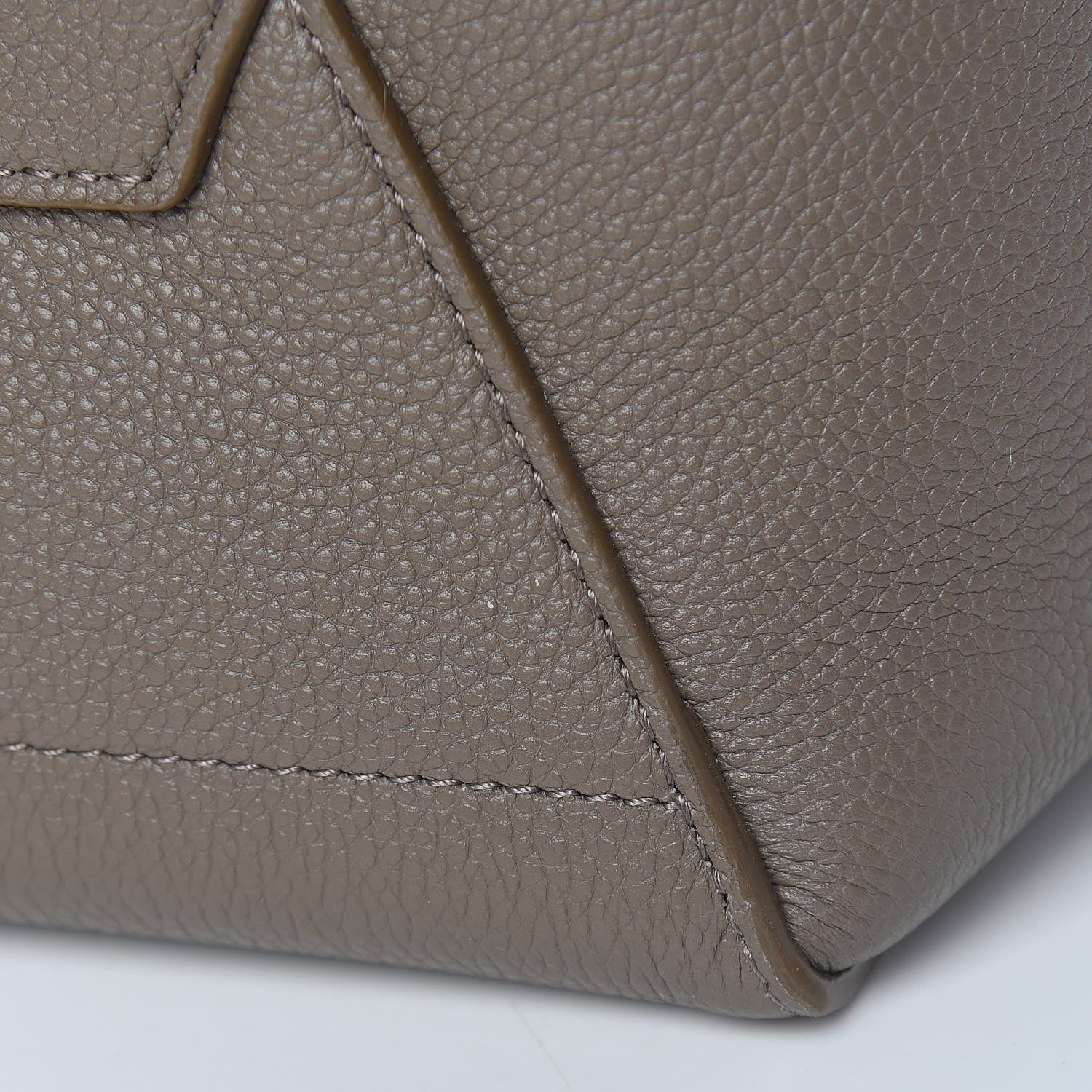 Celine Soft Grained Calfskin Sangle Bucket Bag Taupe 12 of 12