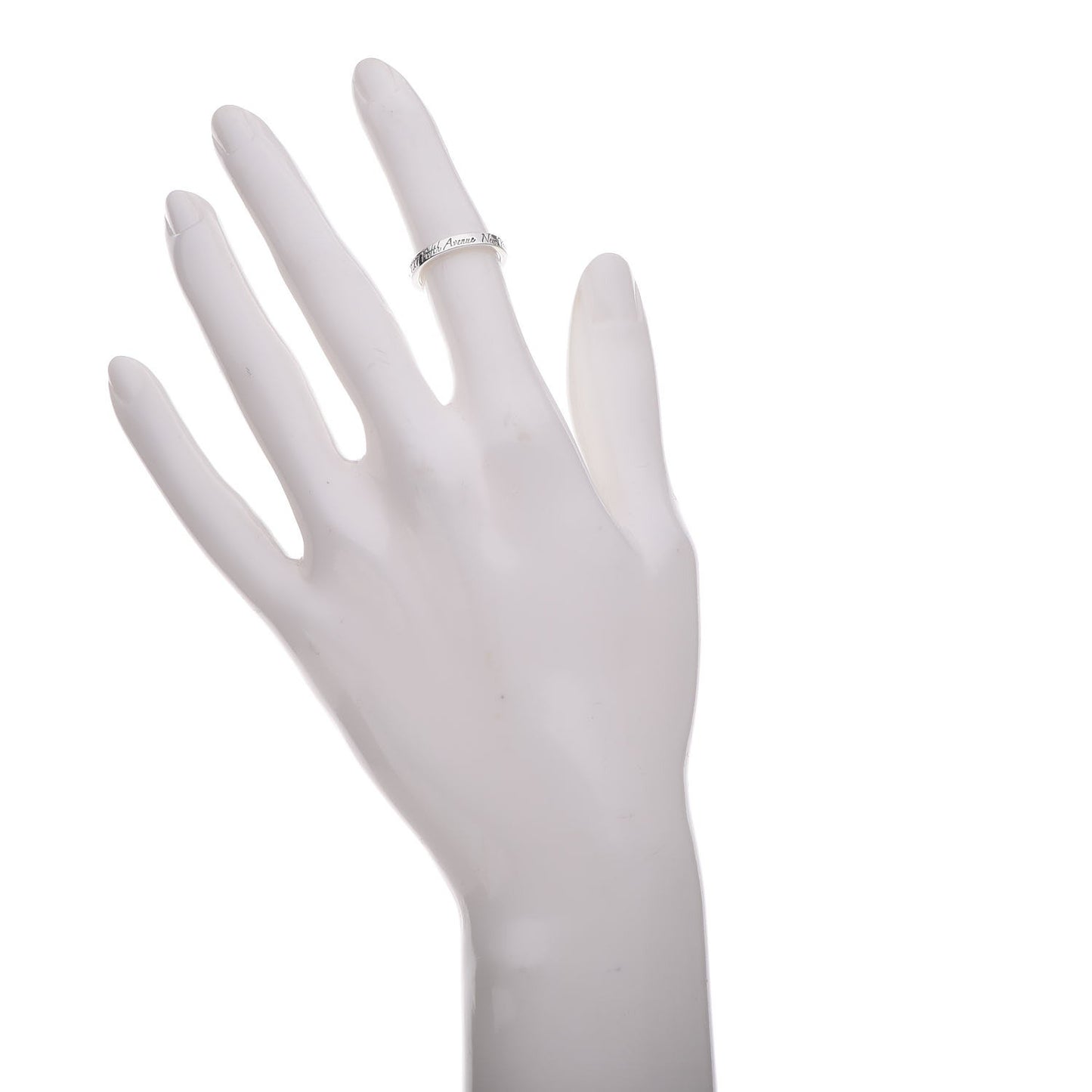 Sterling Silver Notes Narrow Ring 48 4.25