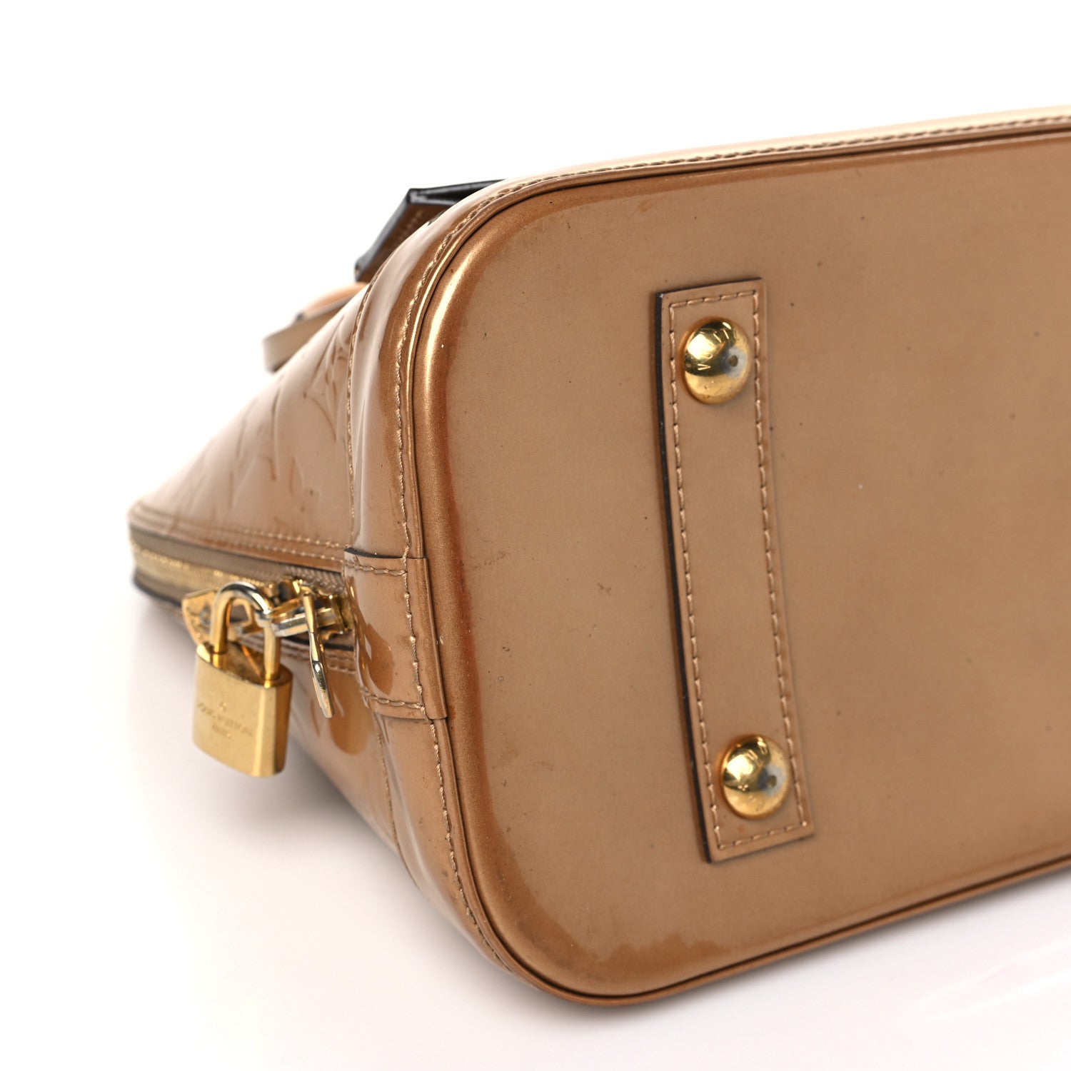 Louis Vuitton Vernis Alma PM Beige Poudre 8 of 9