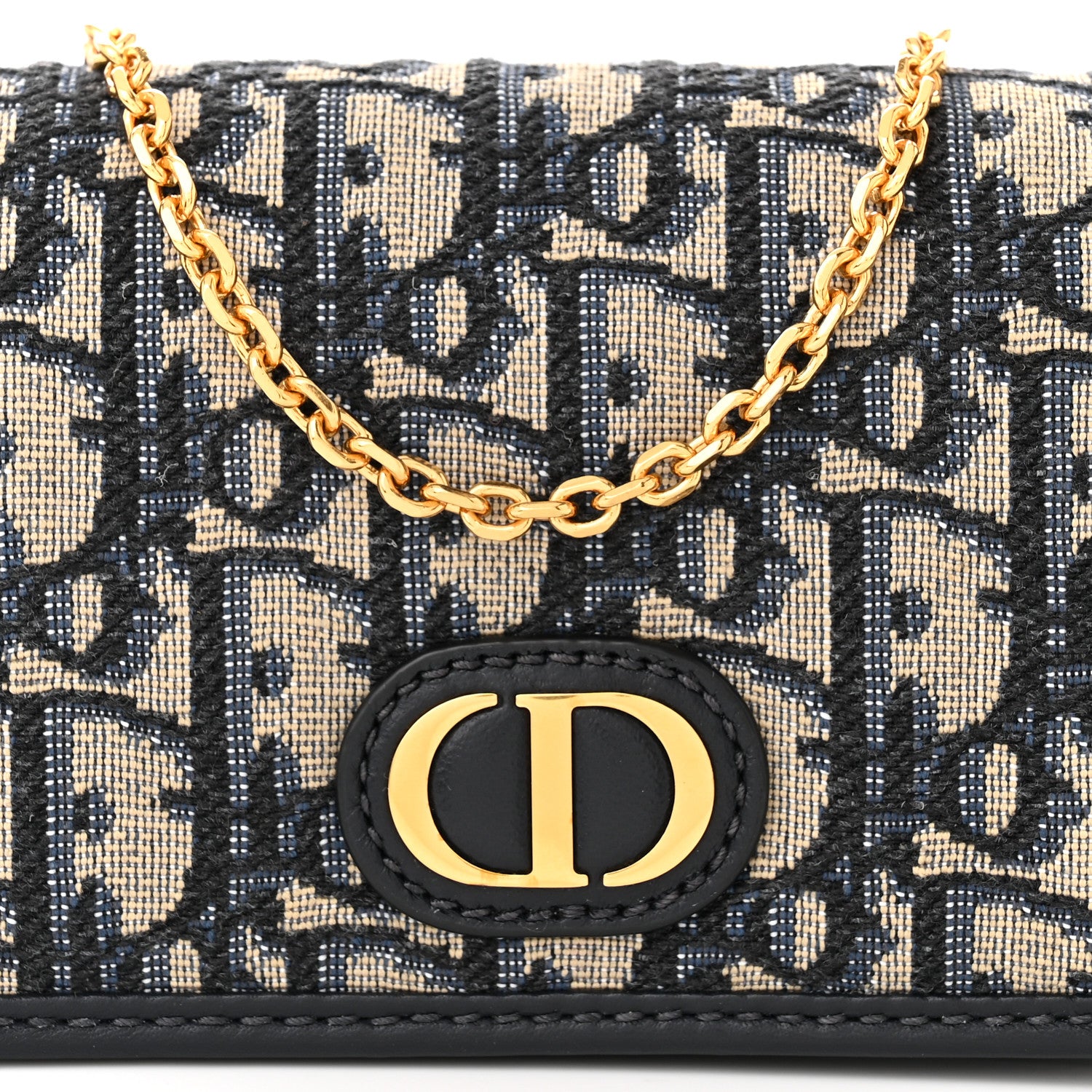 Christian Dior Oblique Nano 30 Montaigne Pouch Blue 8 of 10