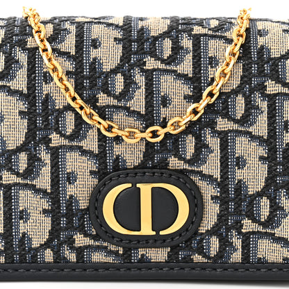 Christian Dior Oblique Nano 30 Montaigne Pouch Blue 8 of 10