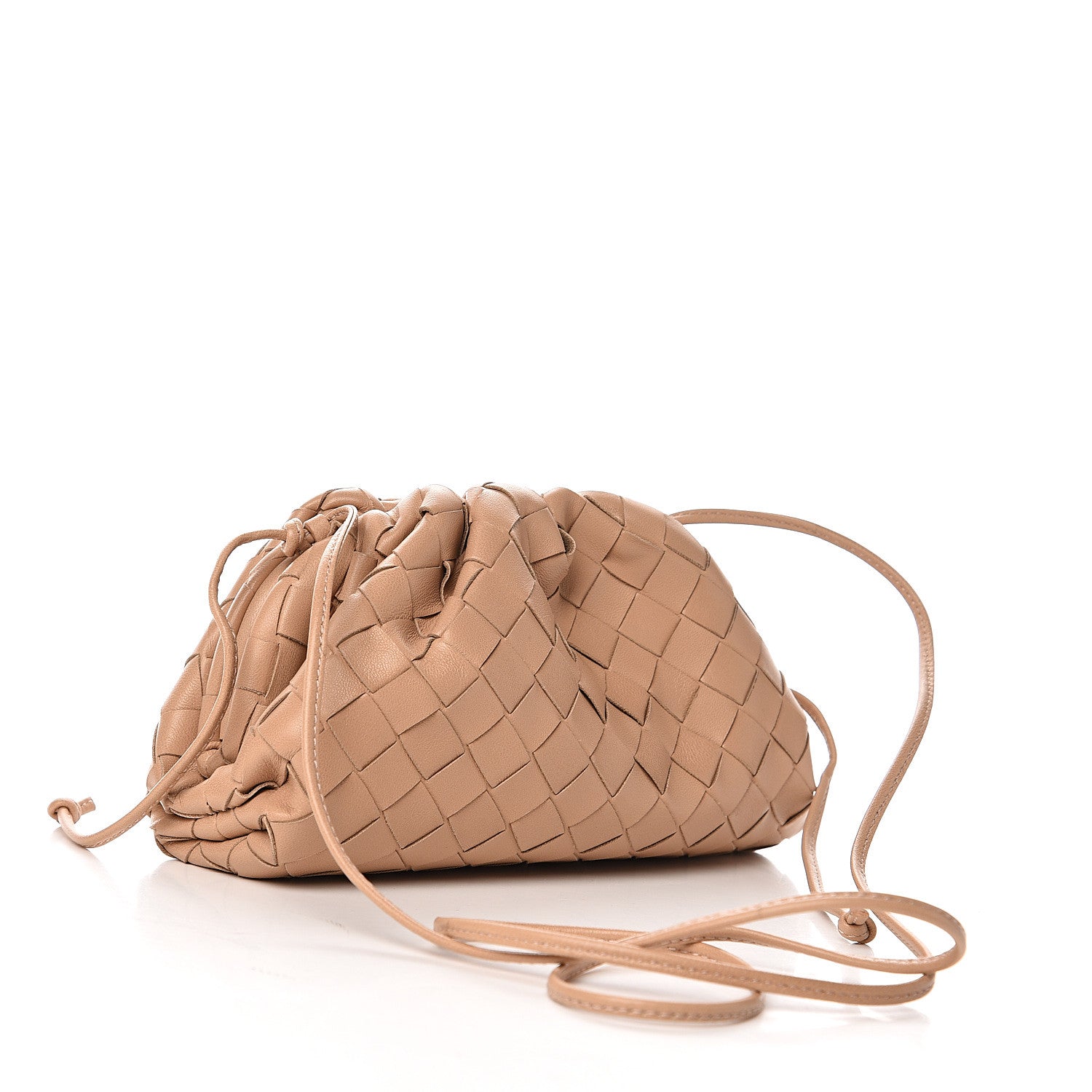 Bottega Veneta Nappa Intrecciato The Mini Pouch Sandalwood 2 of 8