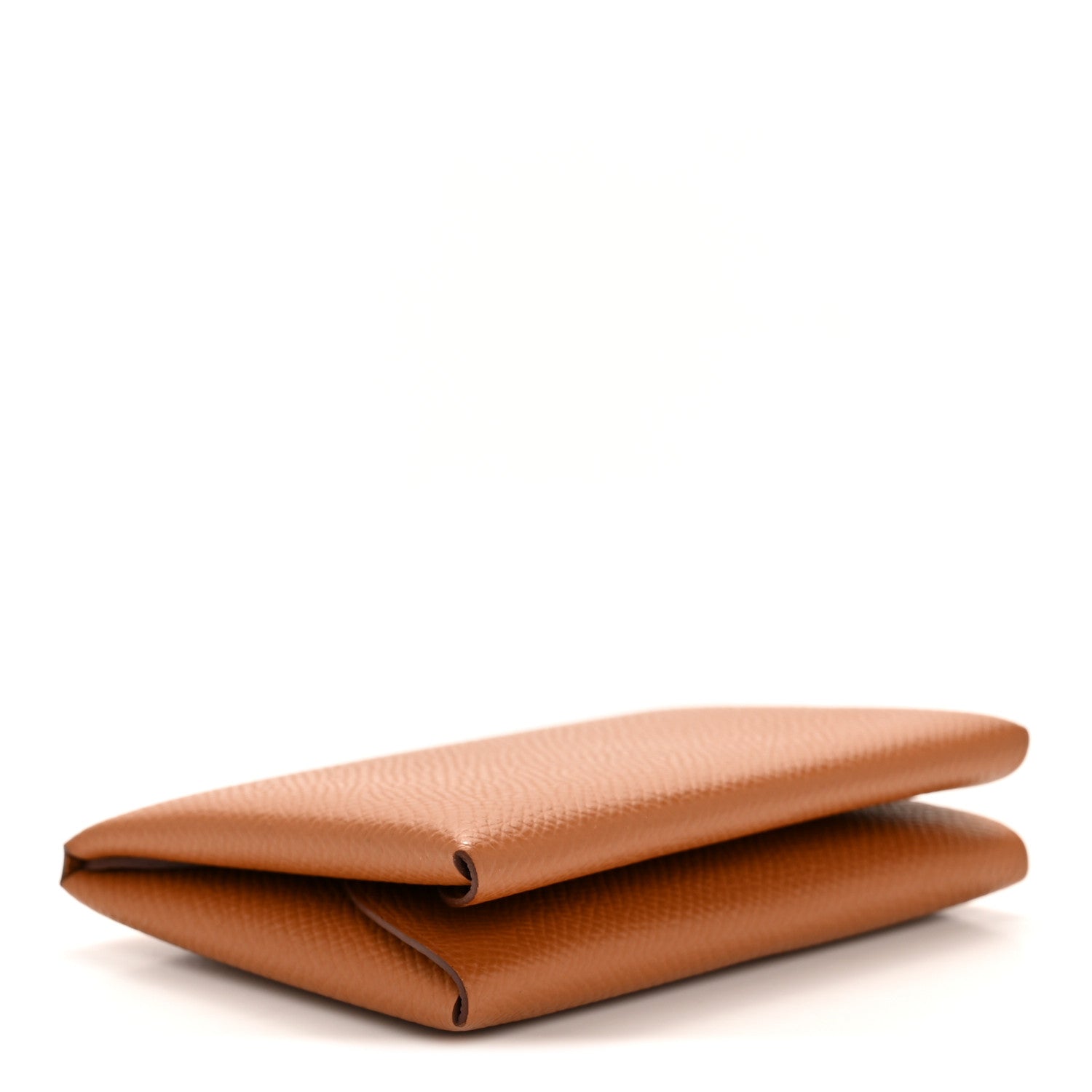 Hermes Epsom Calvi Duo Card Case Gold 4 of 9