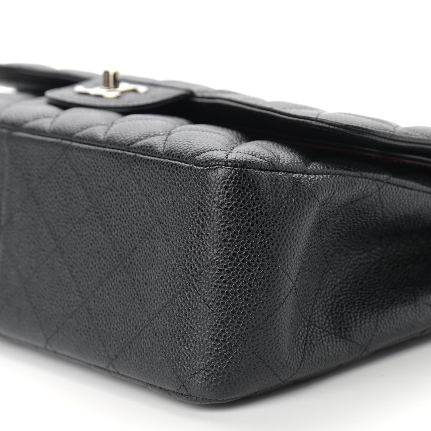 Chanel Caviar Quilted Jumbo Double Flap Black 9 of 9