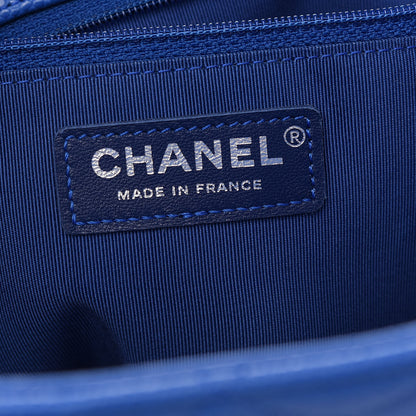 Chanel Caviar Quilted Large CC Shopping Tote Blue 6 of 9