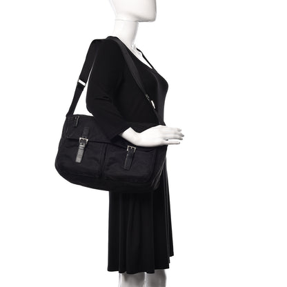 Prada Nylon Vela Messenger Bag Black 2 of 21