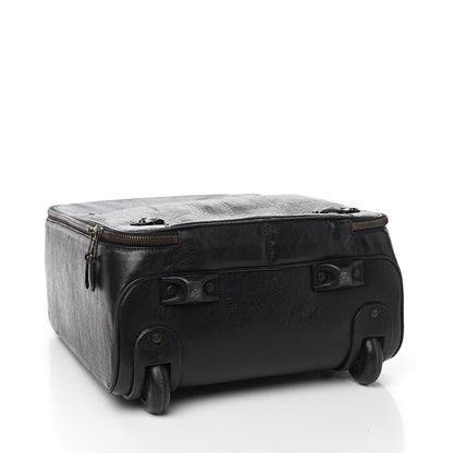 Balenciaga Agneau Classic Hardware Voyage Carry On Trolley Black 3 of 10