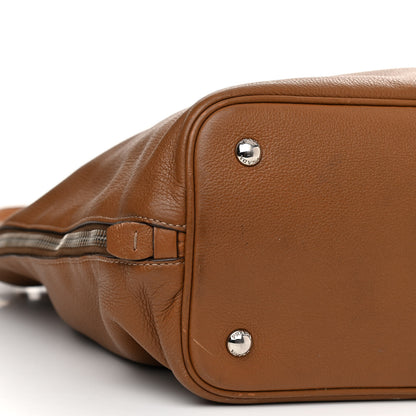 Prada Vitello Daino Side Zip Tote Brandy 10 of 12