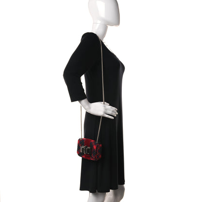 Christian Louboutin Wool Sweet Charity Crossbody Bag Plaid 2 of 11