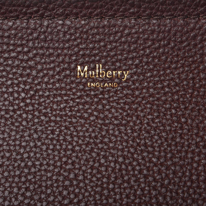 Mulberry Natural Grain Leather Amberley Satchel Oxblood 6 of 9