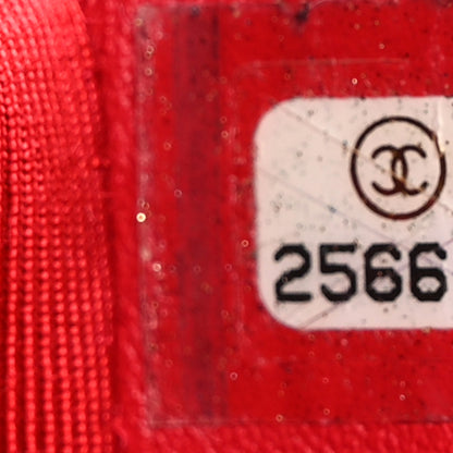 Chanel Crumpled Grained Calfskin Quilted Backpack Red 7 of 9