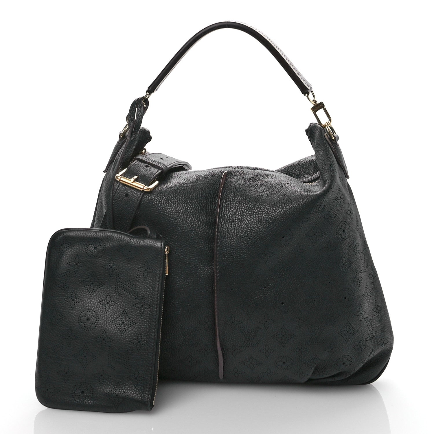 Louis Vuitton Mahina Selene MM Black 3 of 12