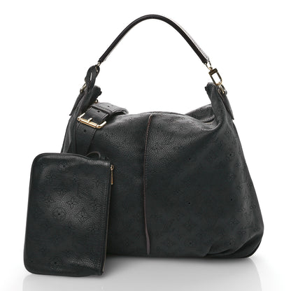 Louis Vuitton Mahina Selene MM Black 3 of 12