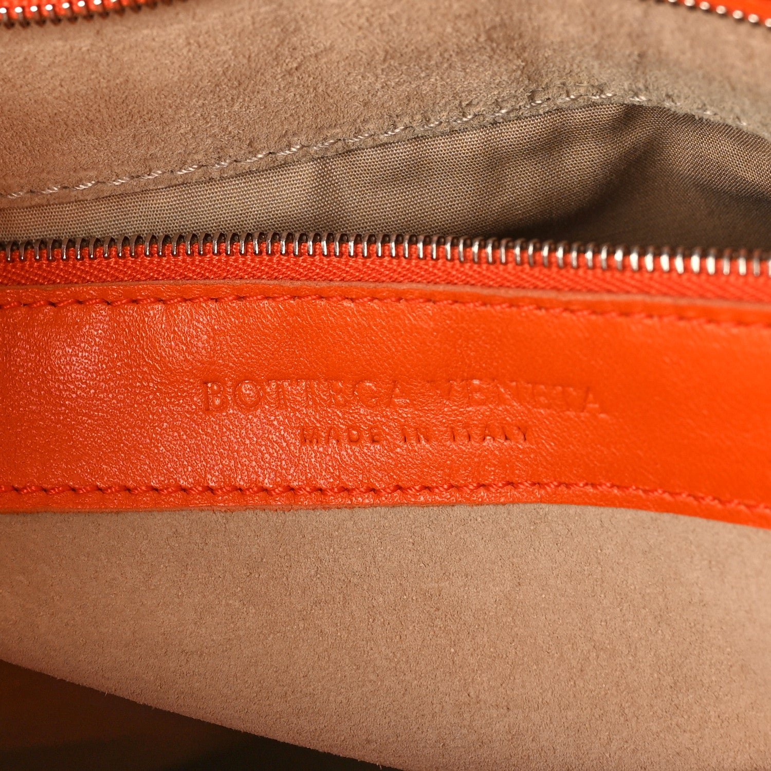 Bottega Veneta Patent Nappa Intrecciato Tote Orange 6 of 9