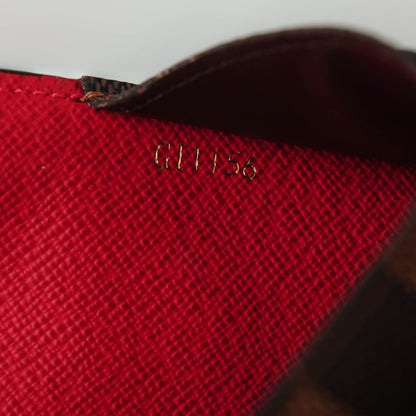 Louis Vuitton Damier Ebene Josephine Wallet Red 8 of 8