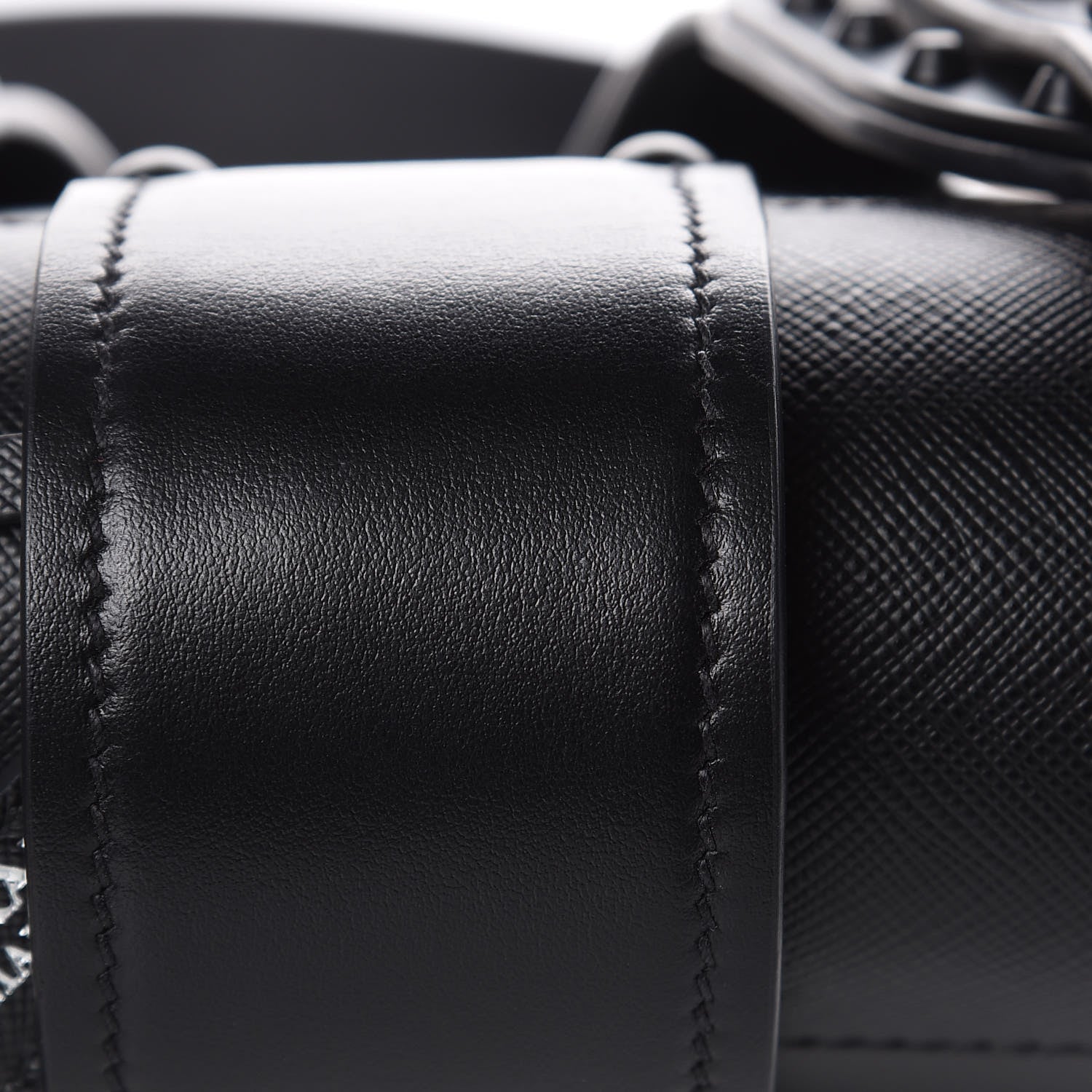 Prada City Calf Saffiano Cahier Bag Black 11 of 12