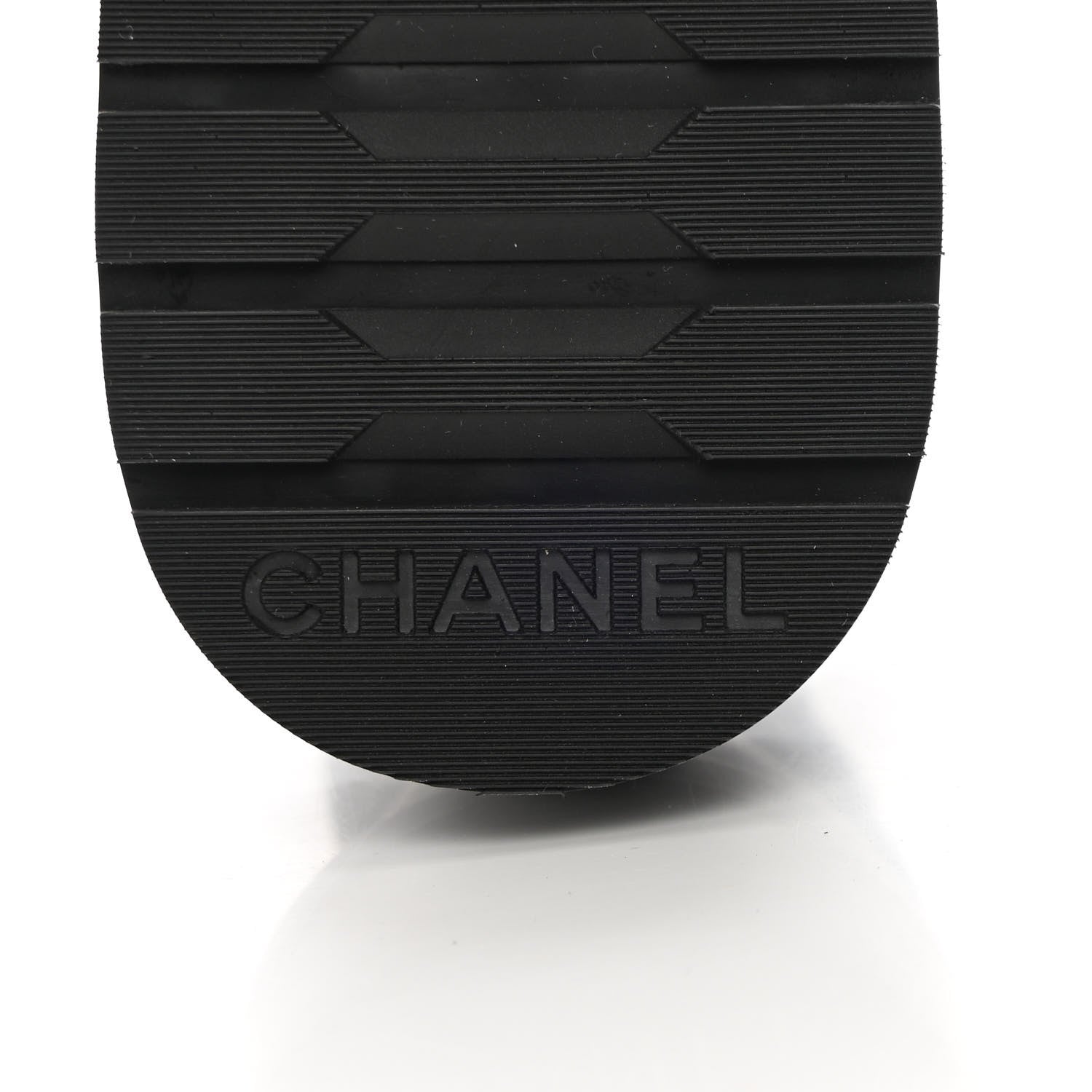 Chanel Shiny Lambskin Quilted Lace Up Combat Boots 35.5 Black 6 of 11